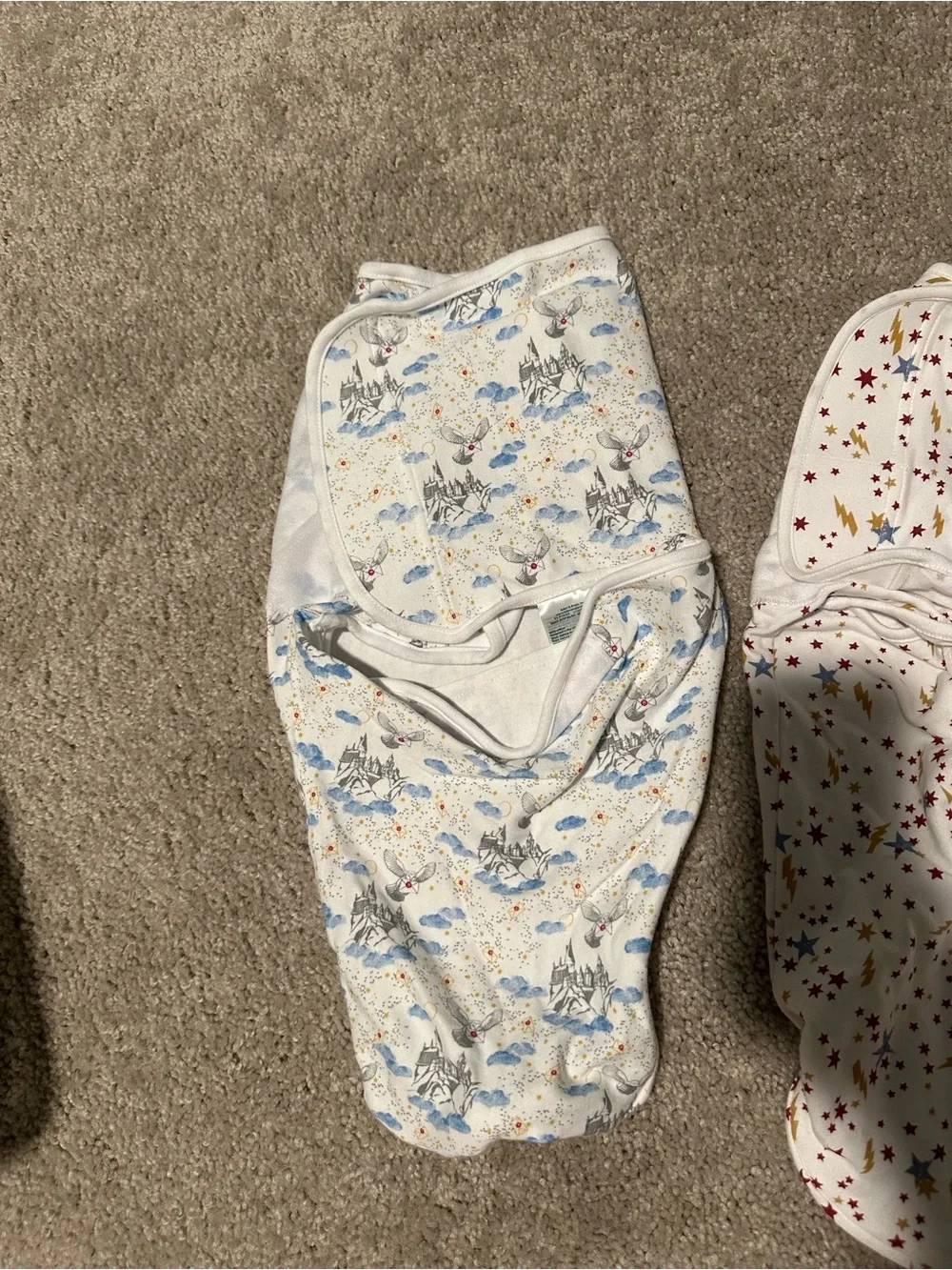 Harry Potter 0-3 month Velcro swaddles